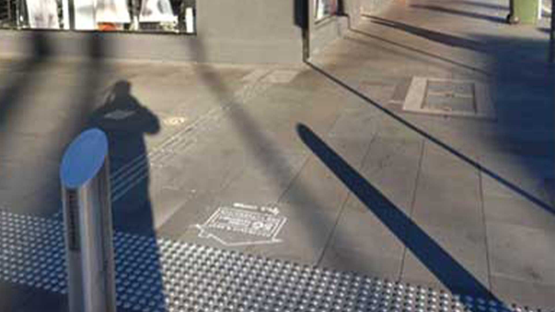 chalk advertising on sidewalk